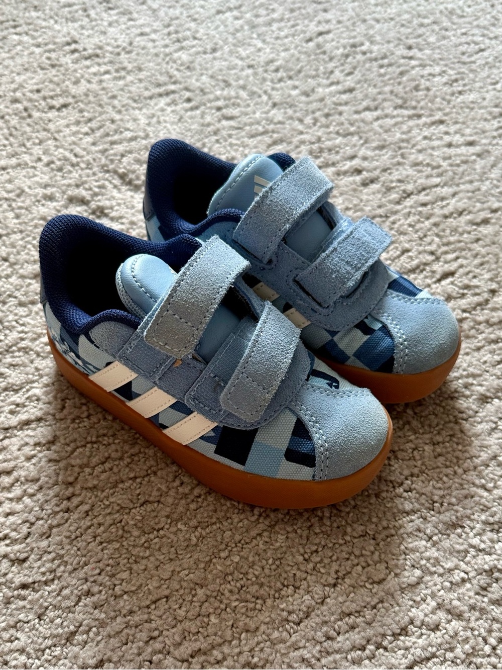 Adidas x Disney Mickey Mouse VL Court Shoes Toddler 8K Blue Velcro